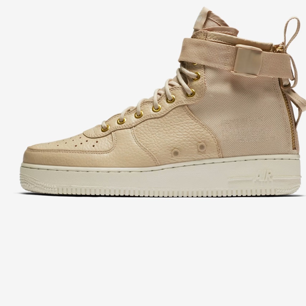 Women Nike SF AF 1 Mid Mushroom